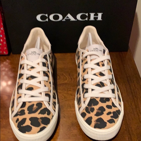 Coach Low top Leopard Print sneakers - Picture 6 of 8